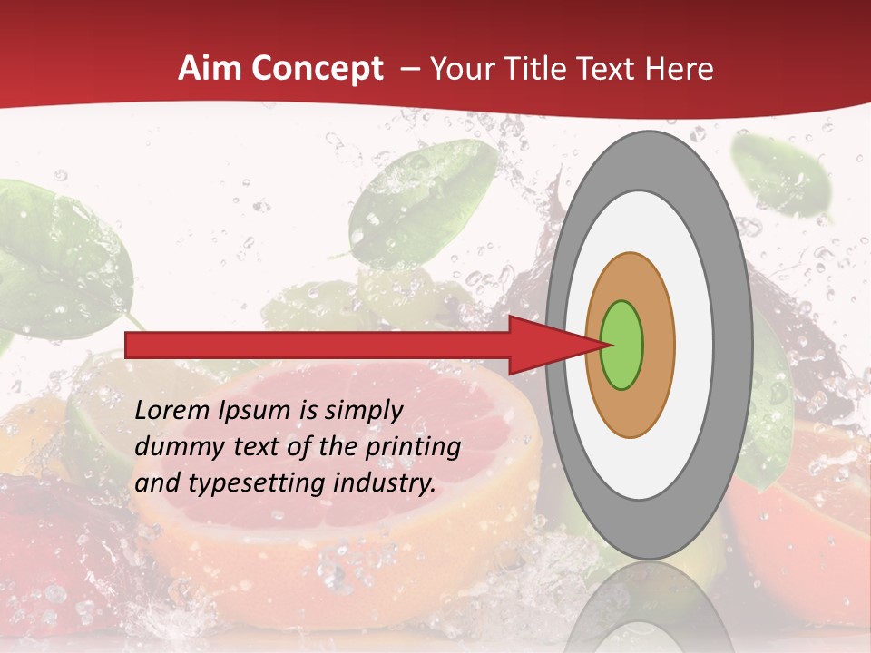 Nutritious Fitness Lime PowerPoint Template