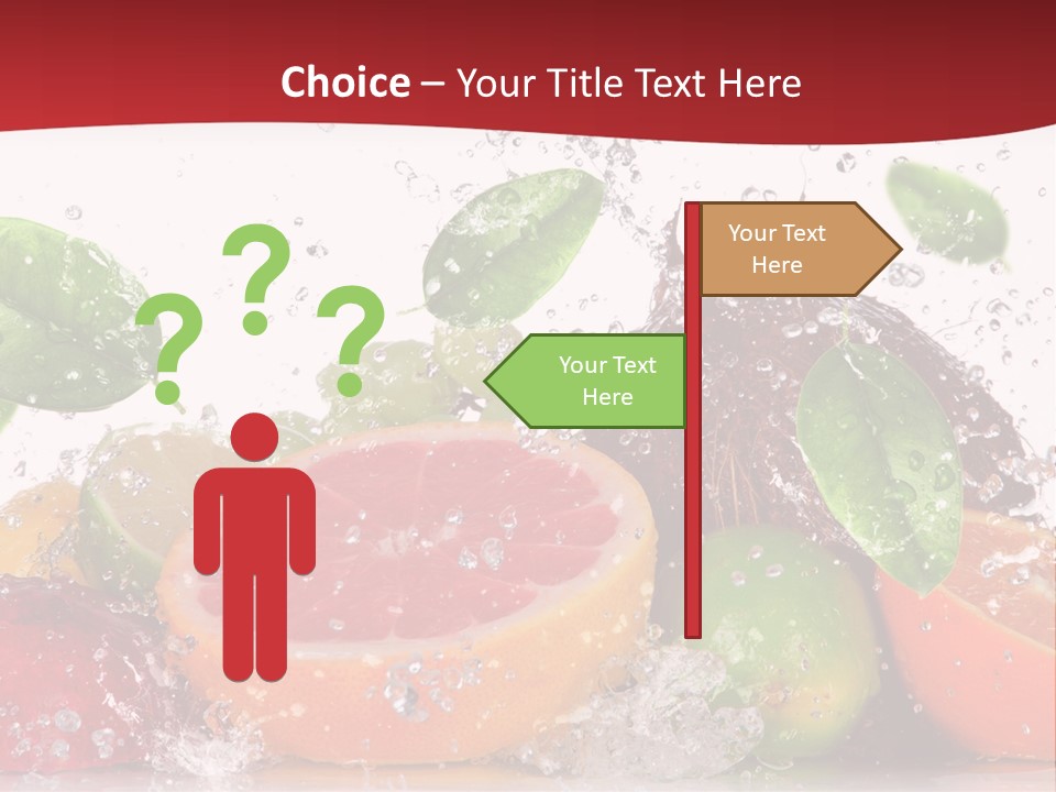 Nutritious Fitness Lime PowerPoint Template