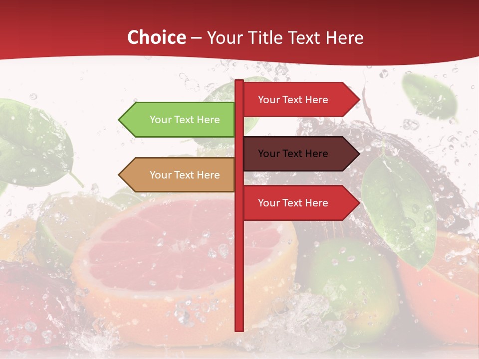 Nutritious Fitness Lime PowerPoint Template