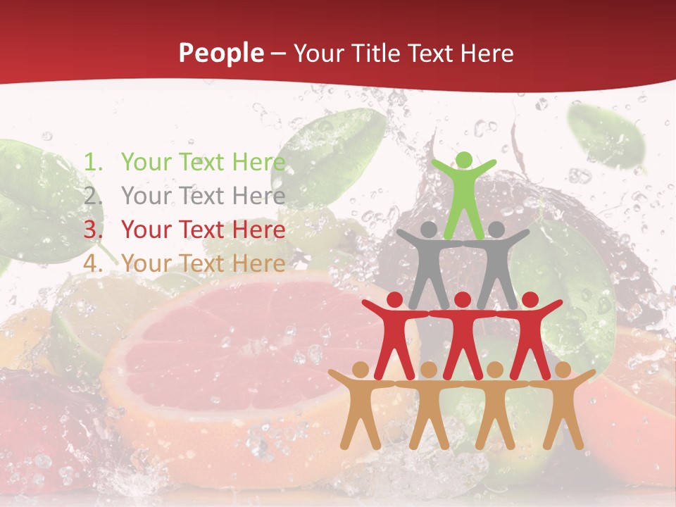 Nutritious Fitness Lime PowerPoint Template