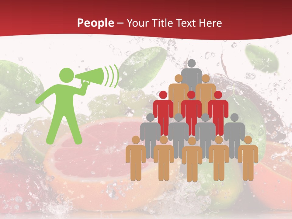 Nutritious Fitness Lime PowerPoint Template