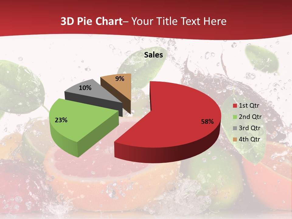 Nutritious Fitness Lime PowerPoint Template
