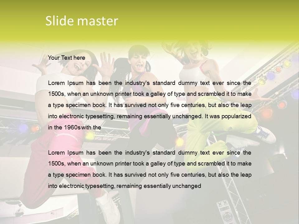 Fit Leisure Training PowerPoint Template