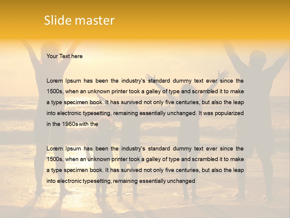 Freedom Happy Father PowerPoint Template