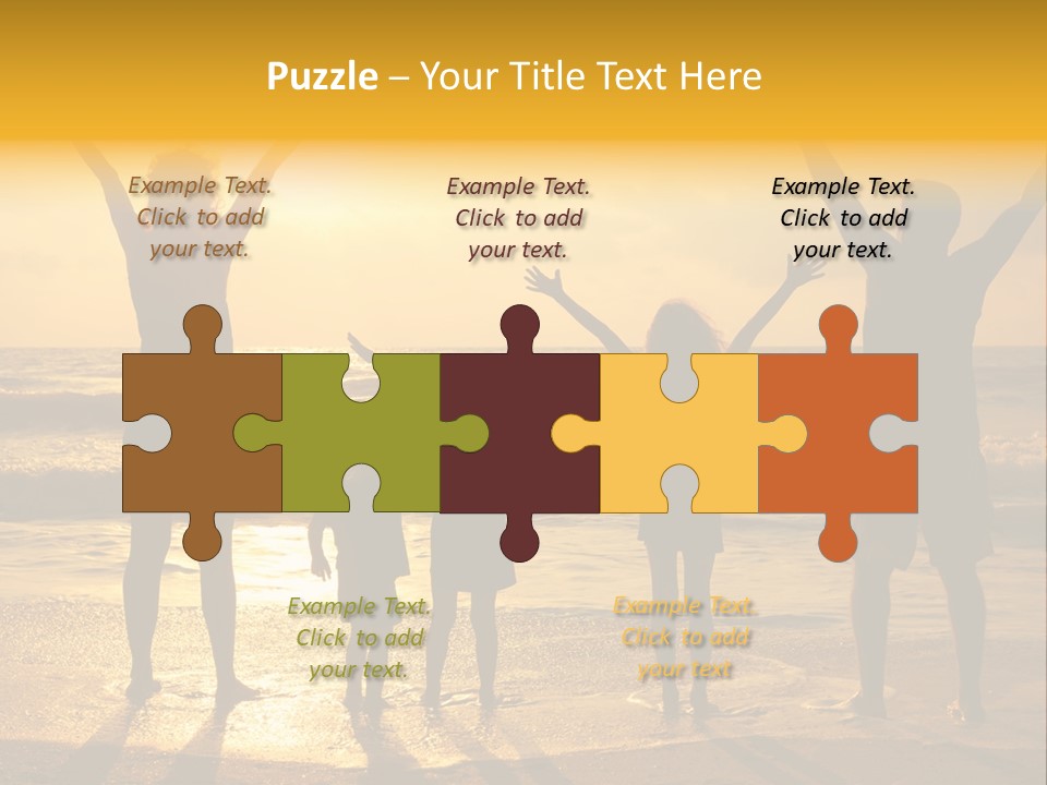 Freedom Happy Father PowerPoint Template