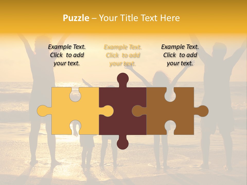 Freedom Happy Father PowerPoint Template