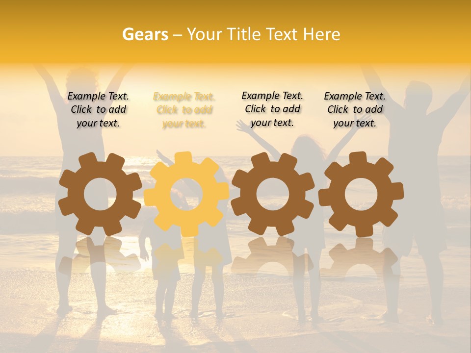 Freedom Happy Father PowerPoint Template