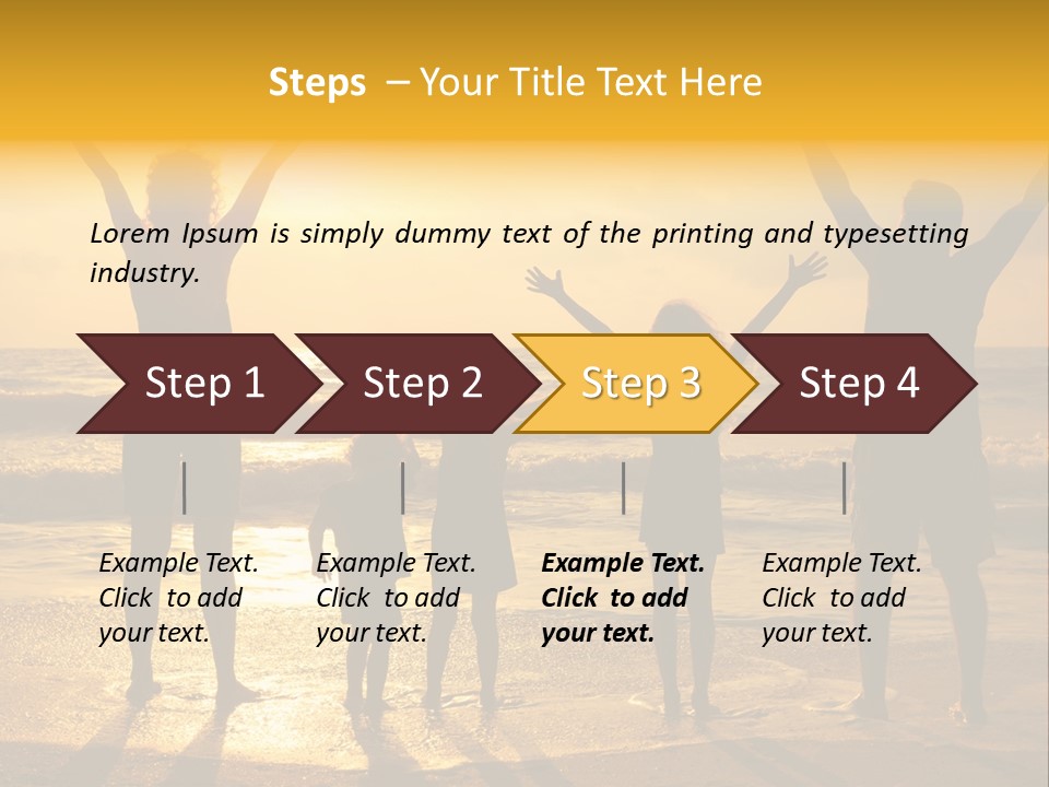 Freedom Happy Father PowerPoint Template