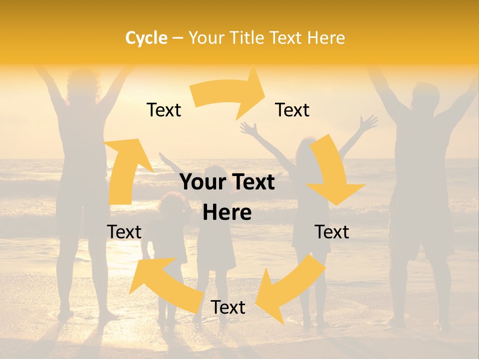 Freedom Happy Father PowerPoint Template