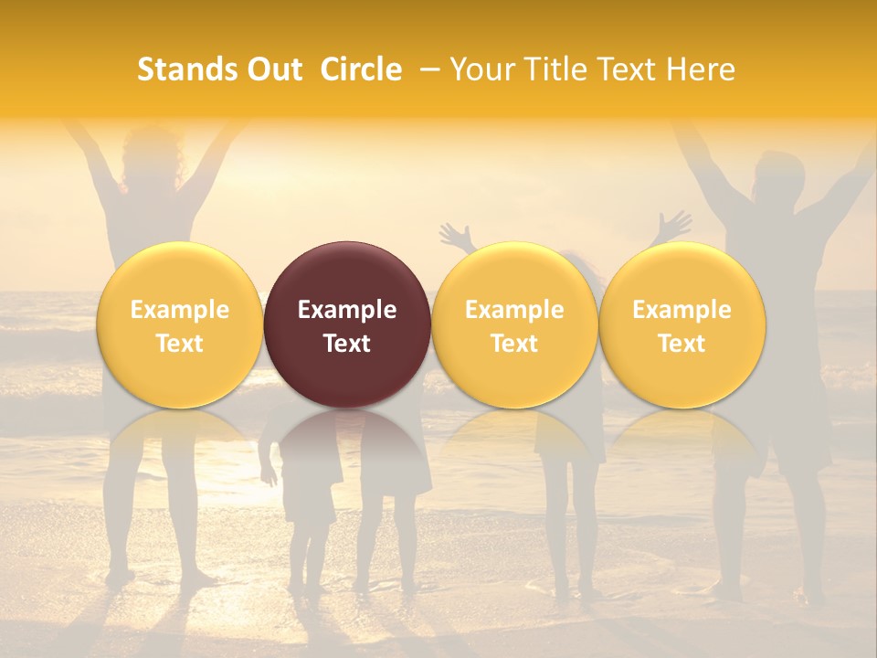 Freedom Happy Father PowerPoint Template