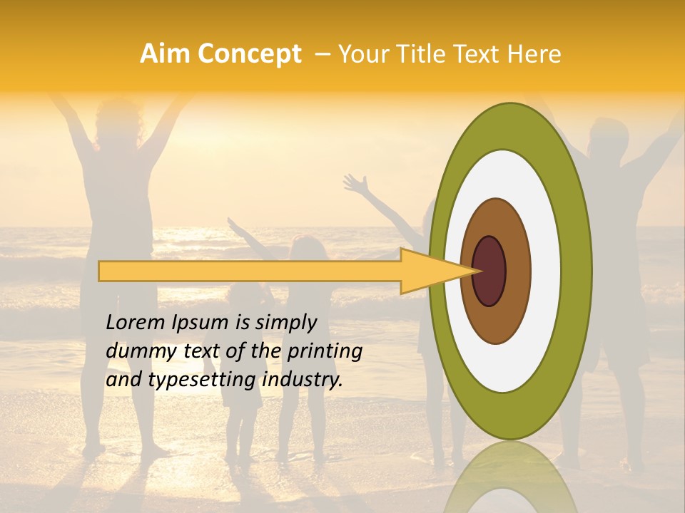 Freedom Happy Father PowerPoint Template