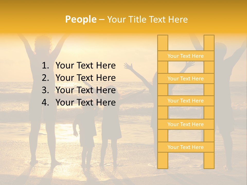 Freedom Happy Father PowerPoint Template