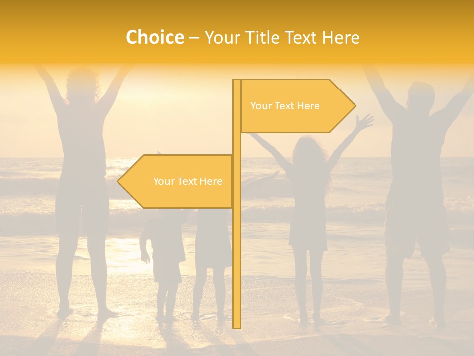 Freedom Happy Father PowerPoint Template