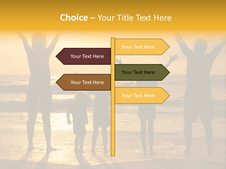 Freedom Happy Father PowerPoint Template