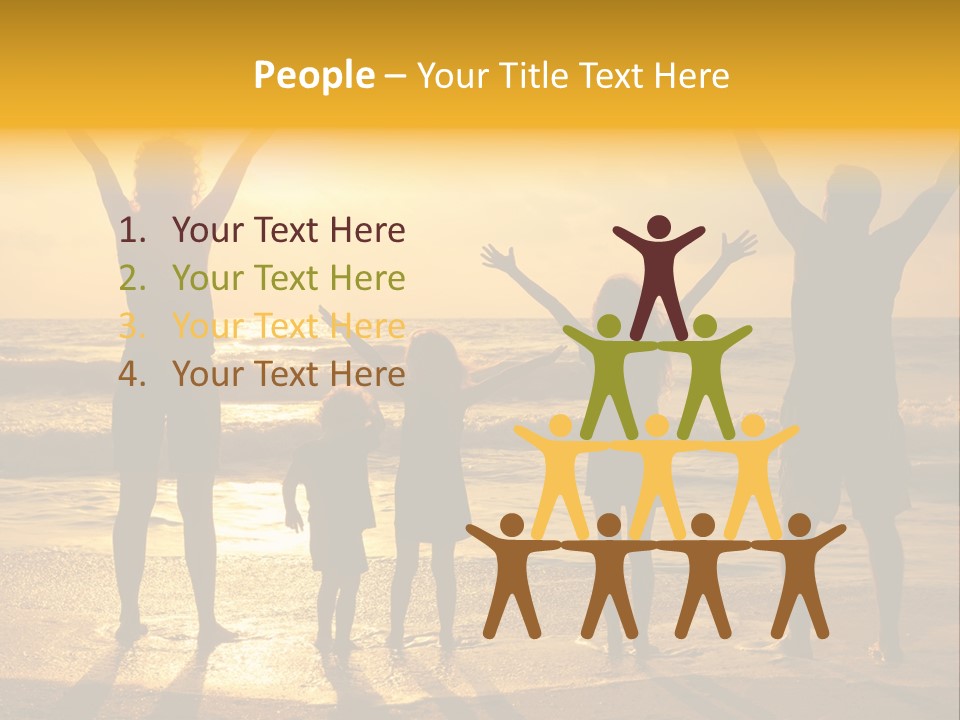 Freedom Happy Father PowerPoint Template