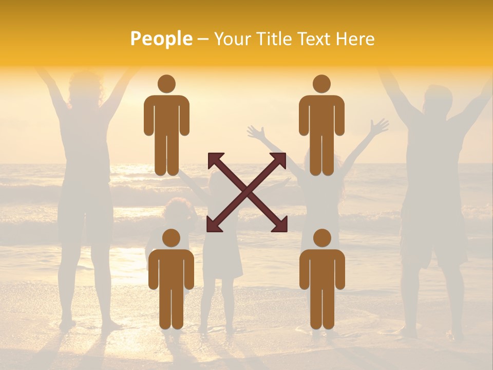 Freedom Happy Father PowerPoint Template