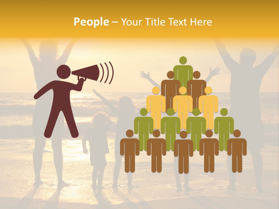 Freedom Happy Father PowerPoint Template