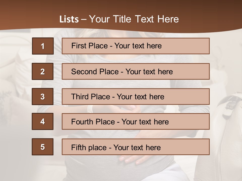 Bag Time Feeling PowerPoint Template