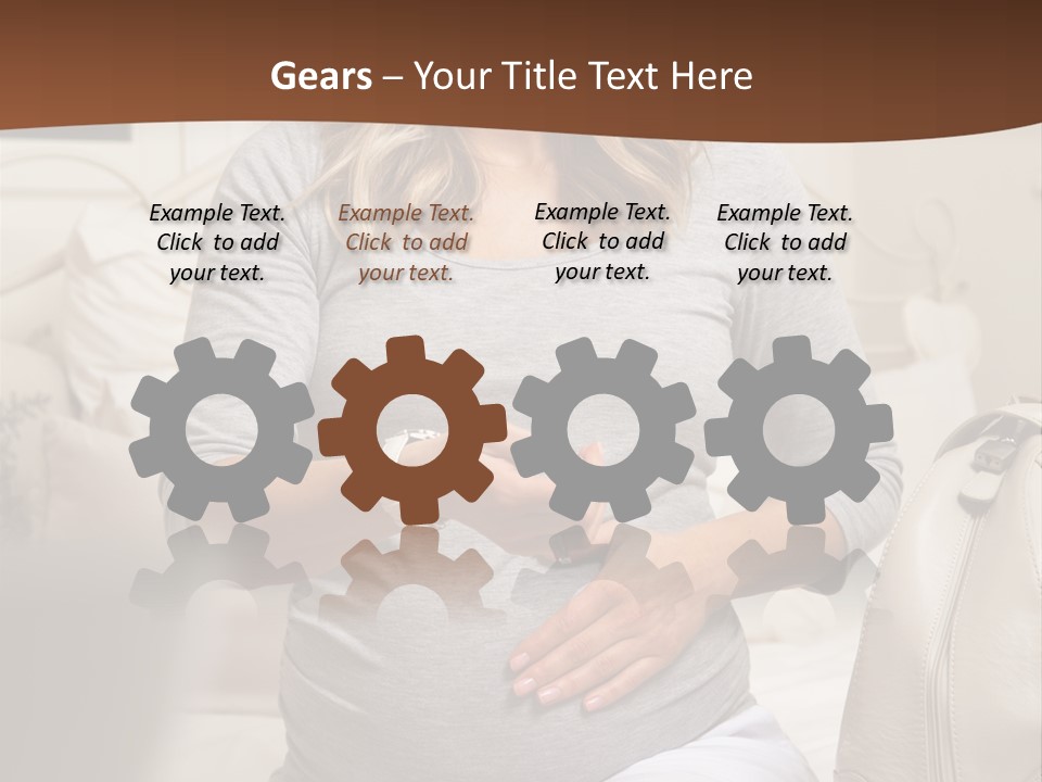 Bag Time Feeling PowerPoint Template