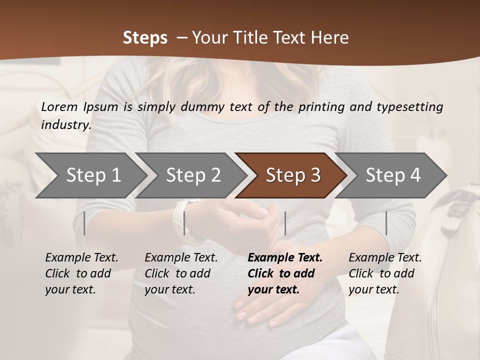 Bag Time Feeling PowerPoint Template