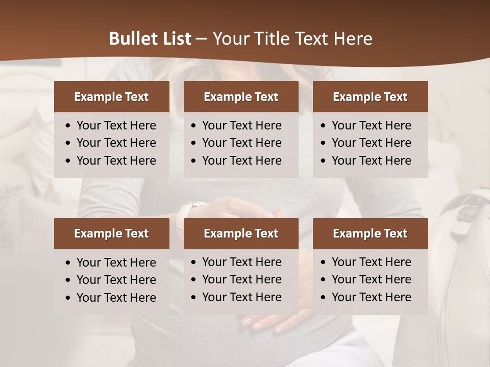 Bag Time Feeling PowerPoint Template