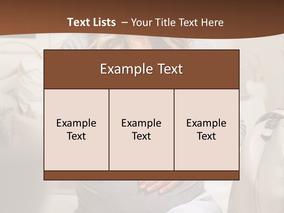 Bag Time Feeling PowerPoint Template