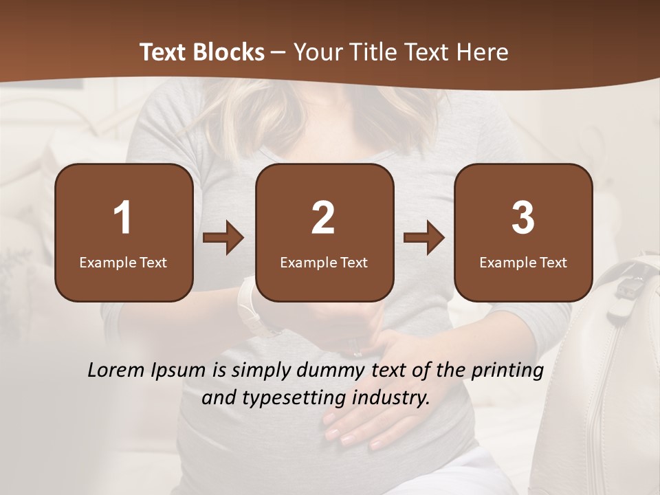 Bag Time Feeling PowerPoint Template