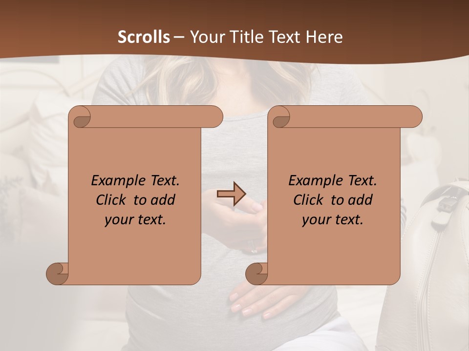 Bag Time Feeling PowerPoint Template