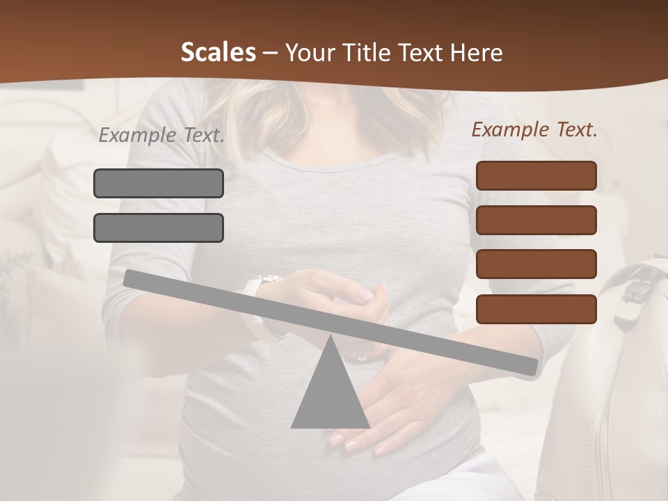 Bag Time Feeling PowerPoint Template