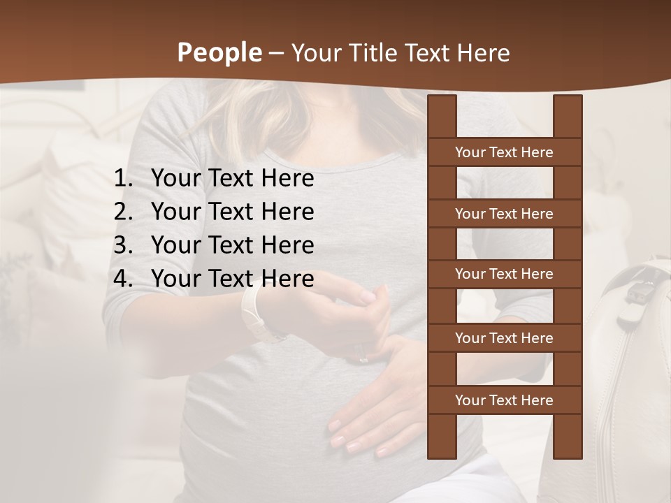 Bag Time Feeling PowerPoint Template