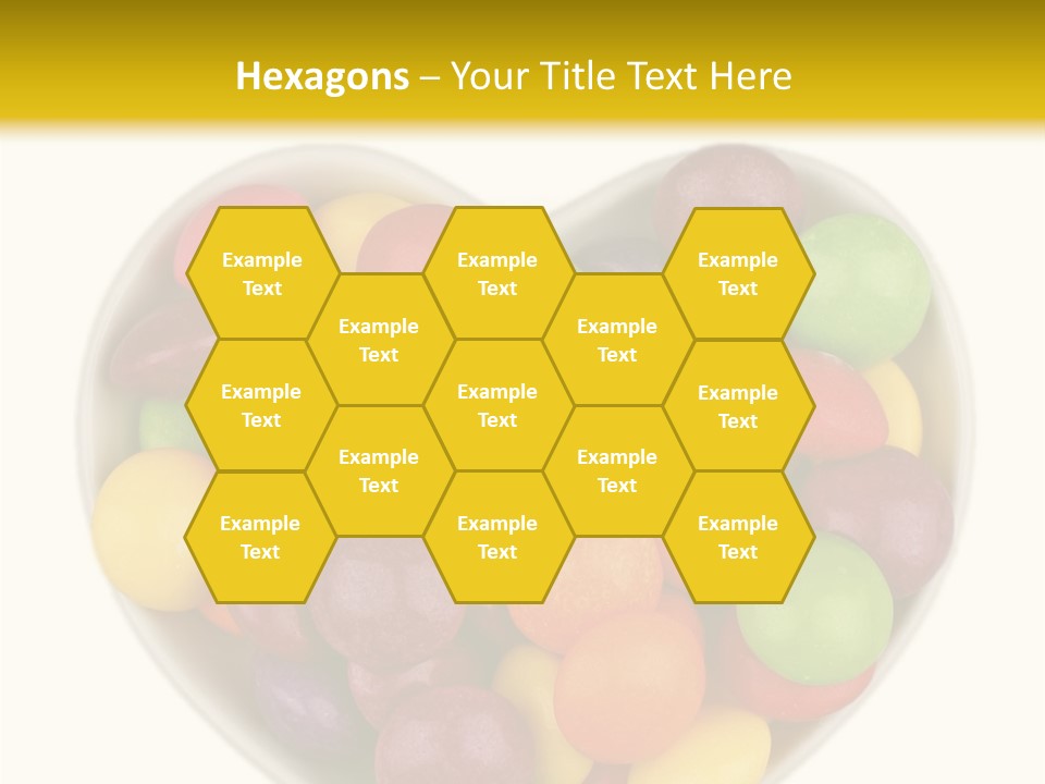 Candy Skittles Rainbow PowerPoint Template