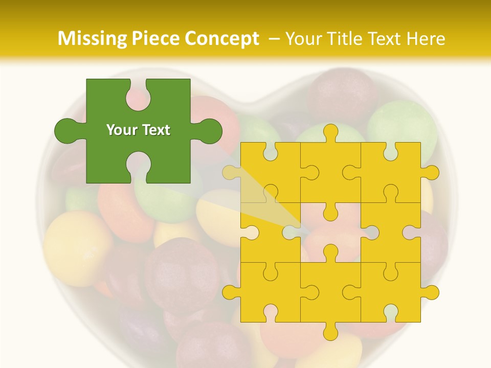 Candy Skittles Rainbow PowerPoint Template