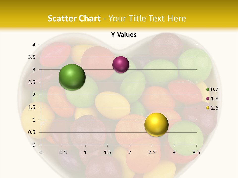 Candy Skittles Rainbow PowerPoint Template