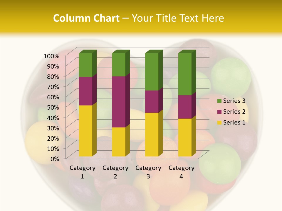 Candy Skittles Rainbow PowerPoint Template