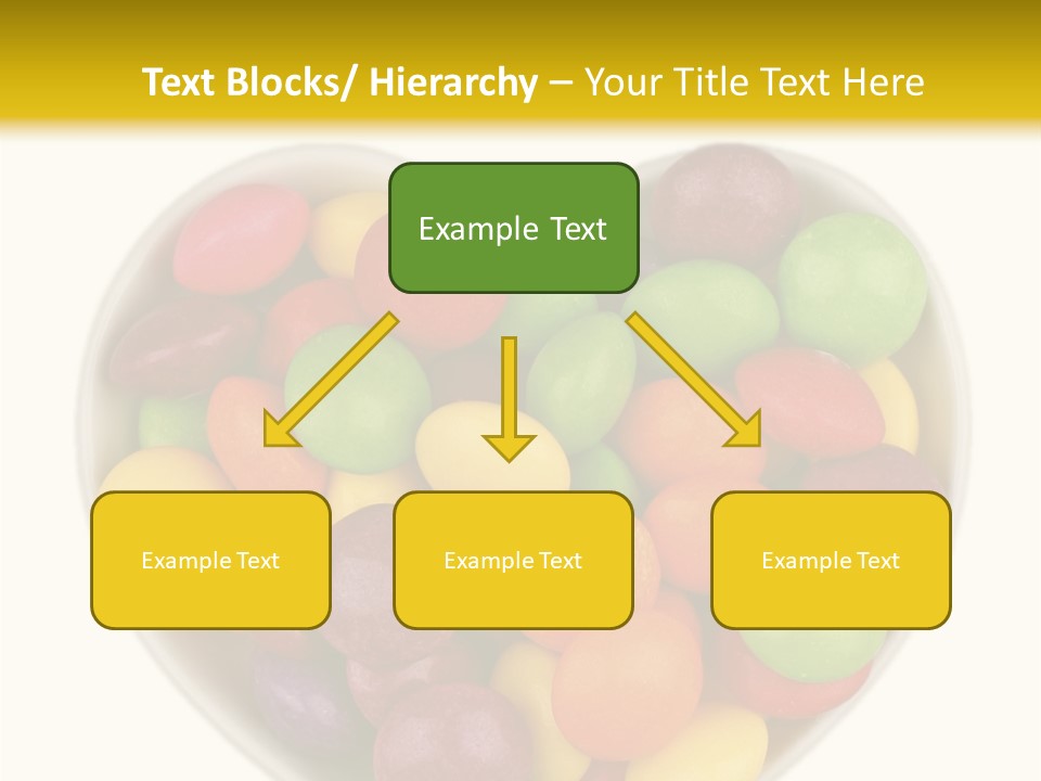 Candy Skittles Rainbow PowerPoint Template