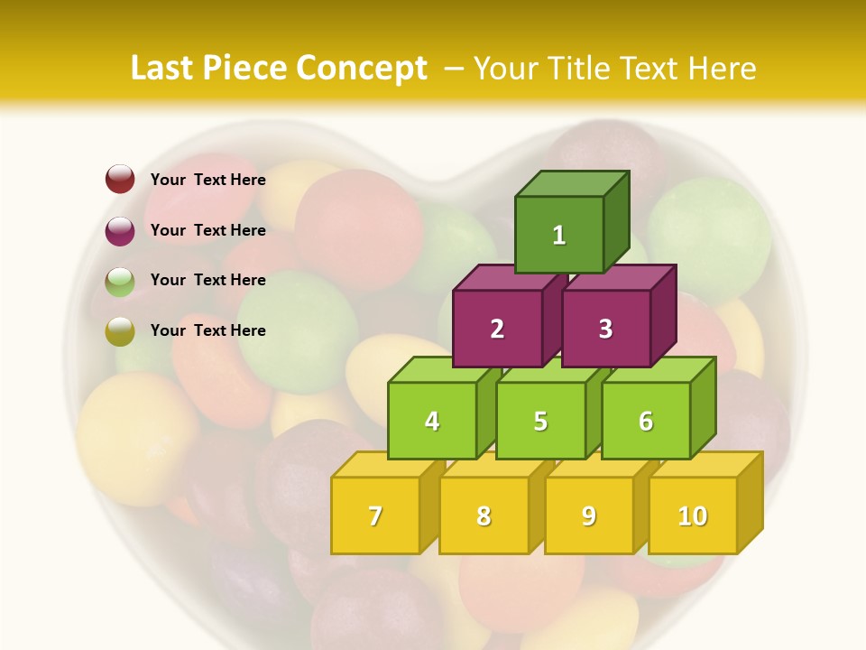 Candy Skittles Rainbow PowerPoint Template