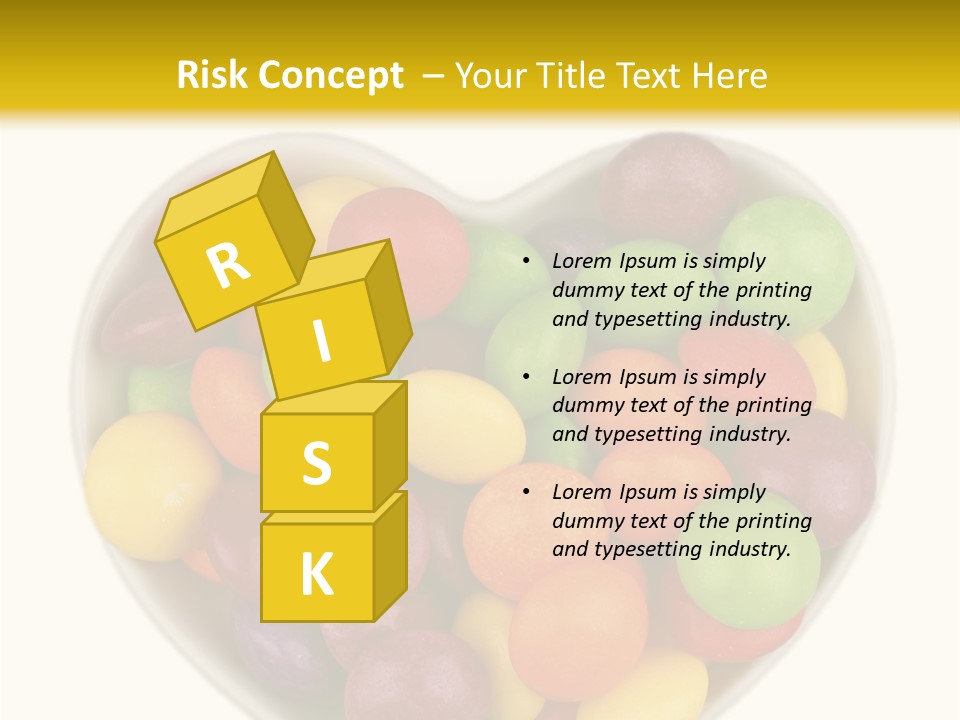 Candy Skittles Rainbow PowerPoint Template