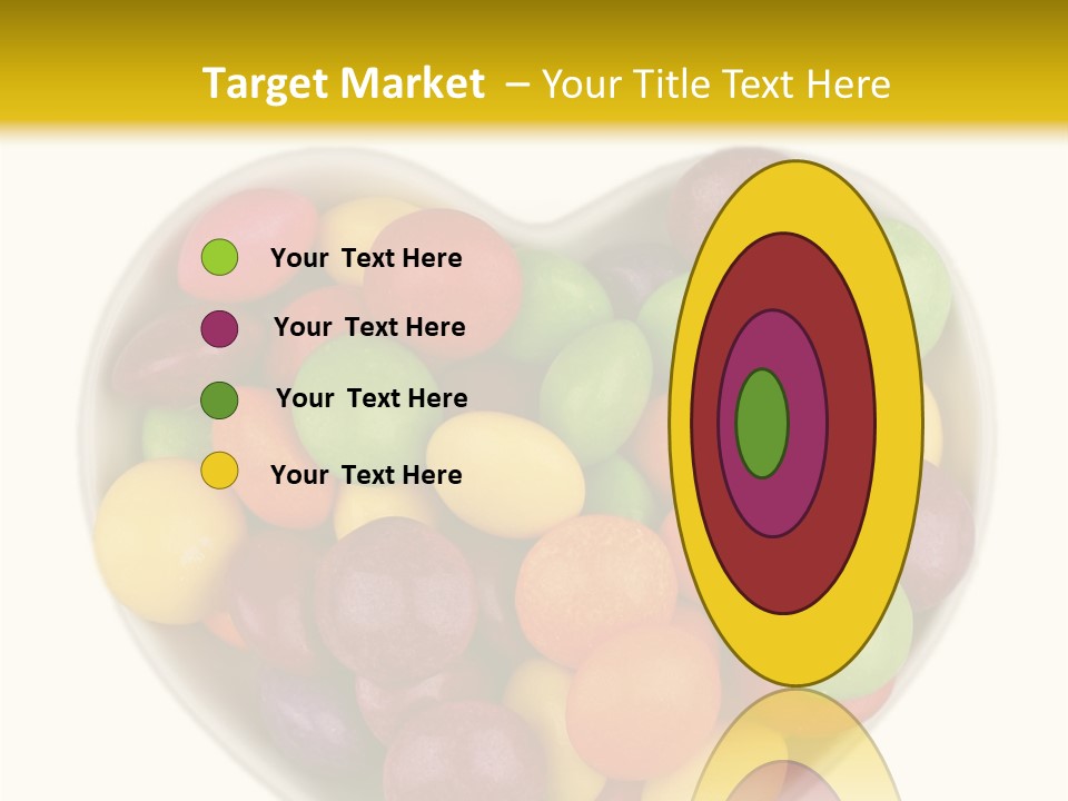 Candy Skittles Rainbow PowerPoint Template