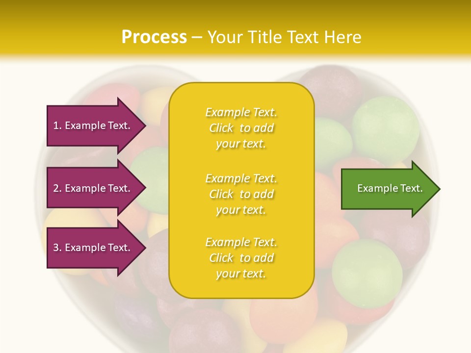 Candy Skittles Rainbow PowerPoint Template