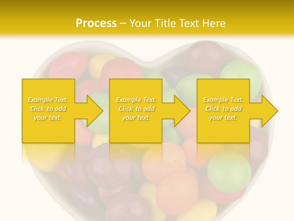 Candy Skittles Rainbow PowerPoint Template