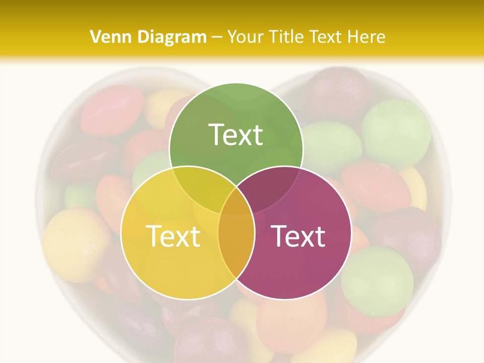 Candy Skittles Rainbow PowerPoint Template