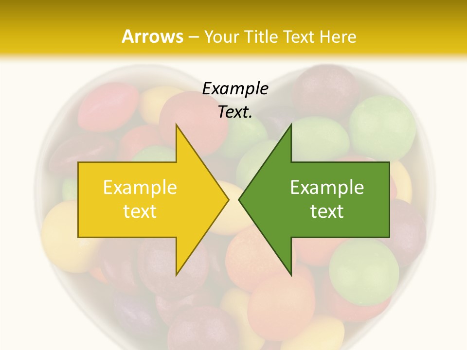 Candy Skittles Rainbow PowerPoint Template