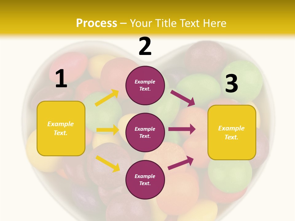 Candy Skittles Rainbow PowerPoint Template