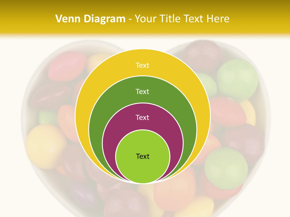 Candy Skittles Rainbow PowerPoint Template