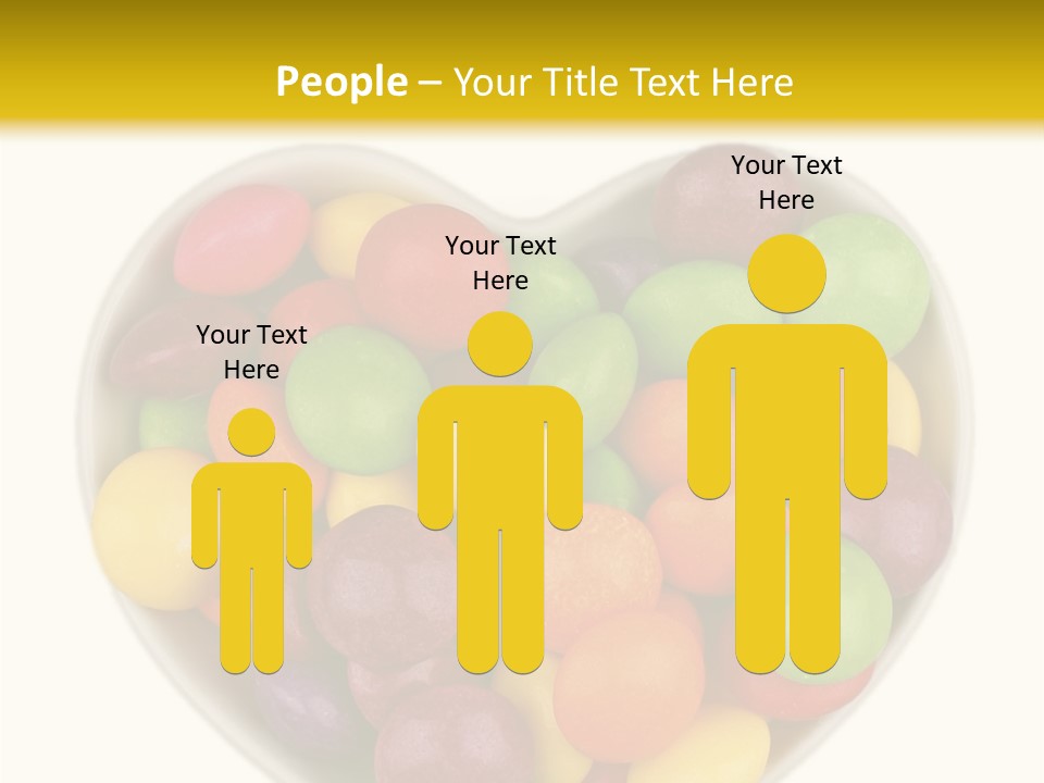 Candy Skittles Rainbow PowerPoint Template