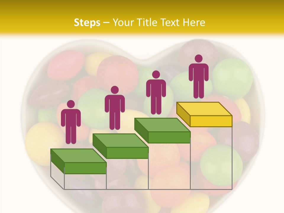 Candy Skittles Rainbow PowerPoint Template