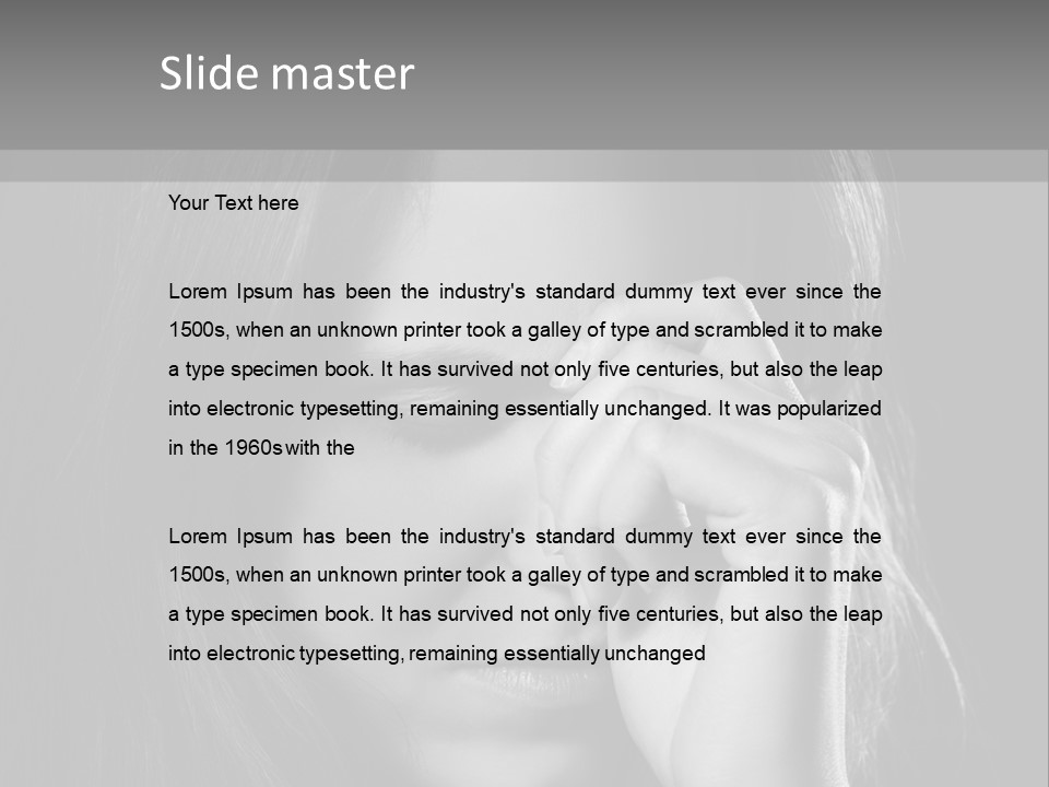 Thinking Background Seriously PowerPoint Template