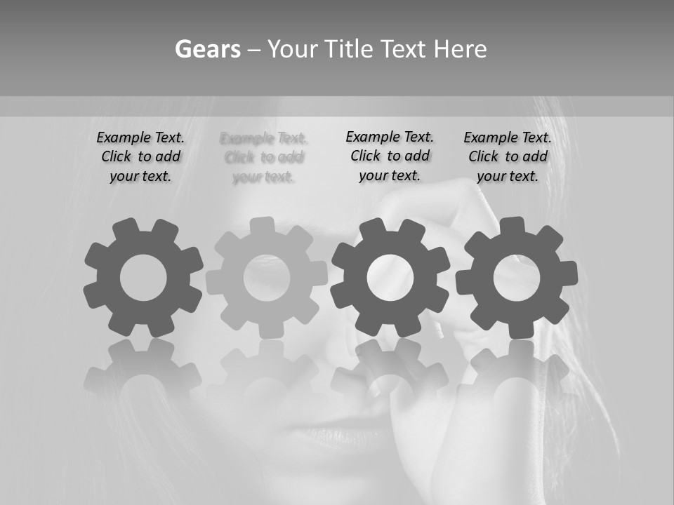 Thinking Background Seriously PowerPoint Template