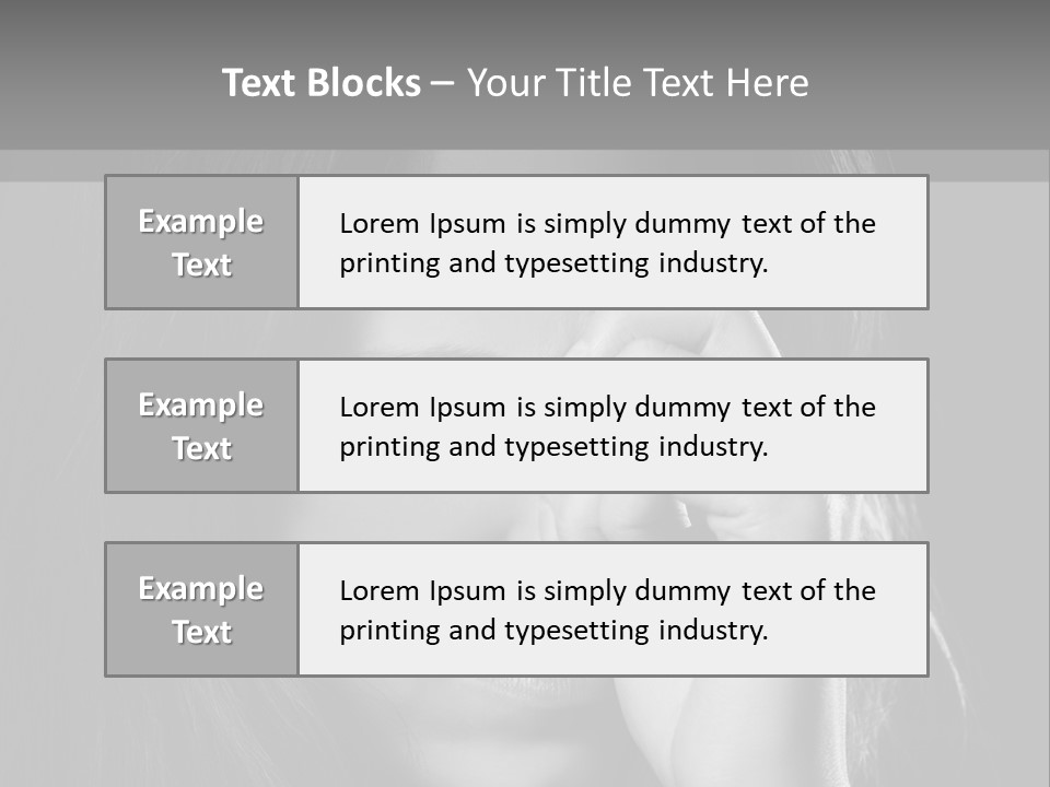 Thinking Background Seriously PowerPoint Template