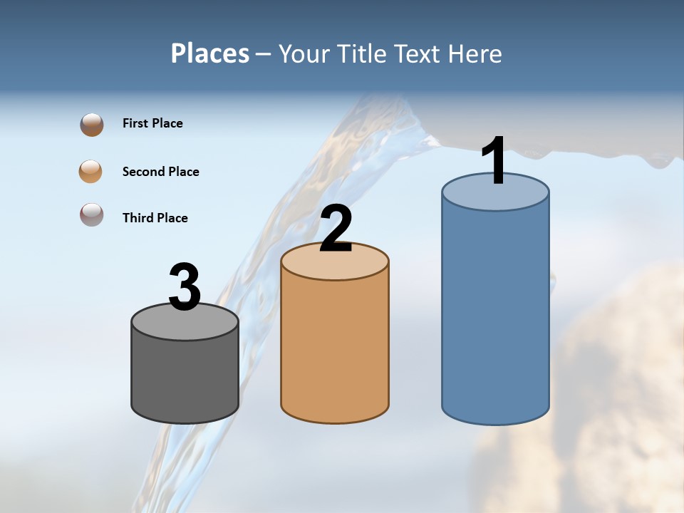 Serene Drop Sun PowerPoint Template